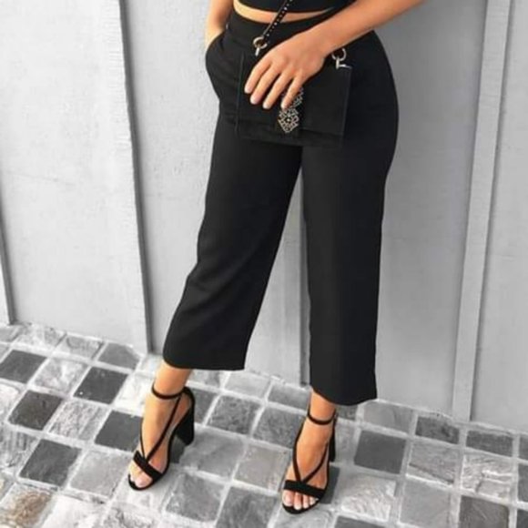 KOOKAI Leather Suede Brazil Black Strappy Chunky High Heels RRP 160 - Picture 1 of 9